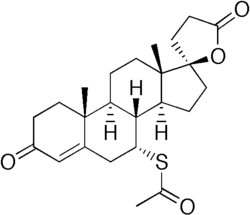 Formule chimique de la spironolactone